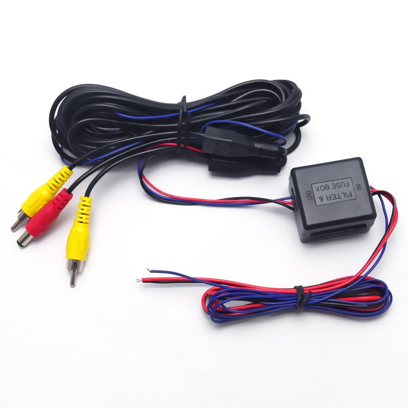 6m Car Camera Relay RCA Power For CANBUS Backup Camera Audio Tech Direct