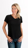 Black 100% Bamboo Fibre T-Shirt