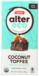 Alter Eco Dark Chocolate Coconut & Toffee (12x2.82 Oz)