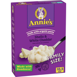 Annie's Shells & White Cheddar Family Size (6x10.5 Oz)