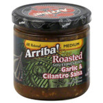Arriba! Fire Roasted Southwestern Garlic & Cilantro Salsa (6x16Oz)