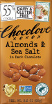 Chocolove Almonds & Sea Salt In Dark Chocolate (12x3.2Oz)