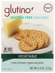 Glutino Vegetable Crackers (6x 4.4 Oz)