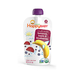 Happy Baby Banana, Beets & Blueberry Stage 2 Baby Food (16x3.5 Oz)