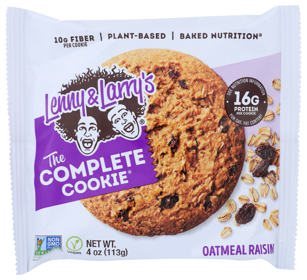 Lenny & Larry's Oatmeal Raisin Cookies (12x4 Oz), Snacks, Cookies