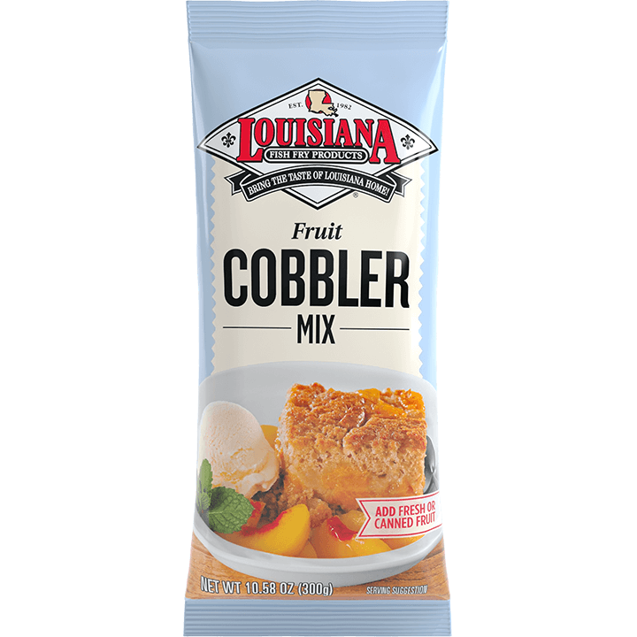 Louisiana Fish Fry Cobbler Mix (12x10.58Oz), Baking Essentials, Ingredients  & Mixes, 39156002019, B75894