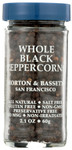 Morton & Bassett Whole Black Pepper (3x2.1Oz)