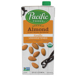Pacific Natural Unsweetened Vanilla Almond Beverage (12x32 Oz)