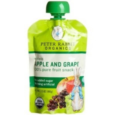 Peter Rabbit Organics Fruit SqueezeApple And Grape (10x4Oz)