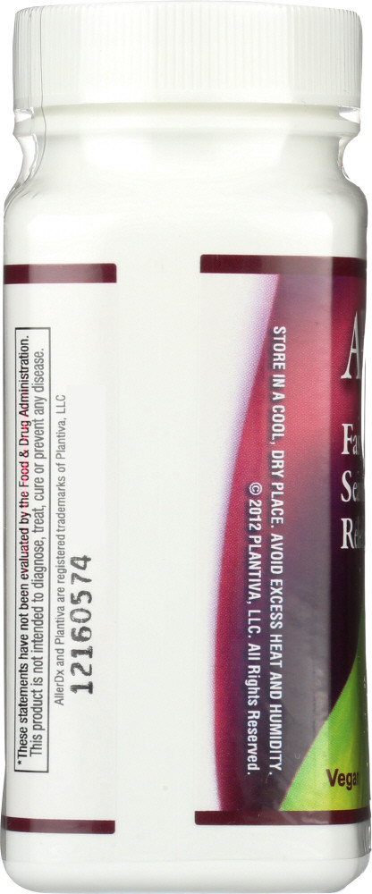 Plantiva Aller Dx (1x60CAP ), Vitamins Supplements, Allergy Relief,  648041570047, B50198