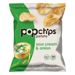 Popchips Sour Cream & Onion Potato Chip (24x.8 Oz)