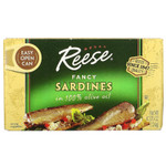 Reese Plain Sardines in Olive Oil (10x4.37 Oz)