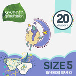 Seventh Generation 7 Gen Diapers Overnite S5 2000 ct (4x20 CT)