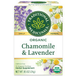 Traditional Medicinals Org Chamomile Classic Tea + Lavender (6x16 Bag)
