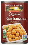 Westbrae Foods Garbanzo Beans (12x15 Oz)