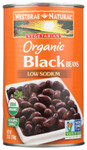Westbrae Foods Black Beans Fat Free (12x25 Oz)