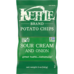 Kettle Chips Sour Cream & Onion Potato Chips (15x5 Oz)
