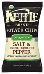 Kettle Chips Salt & Pepper Potato Chips (15x5 Oz)