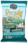 Lundberg Farms Sesame Seaweed Rice Chips (12x6 Oz)