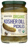 Woodstock Whole Koshr Dill Pickles (6x24 Oz)