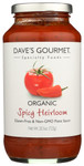 Dave's Gourmet Spicey Mrnra Sauce (6x25.5OZ )