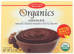 European Gourmet Bakery Organics Cooked Pudding & Pie Filling Mix Chocolate (12x3.5 OZ)