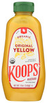 Koops Organic Yellow Mustard (12x12 OZ)