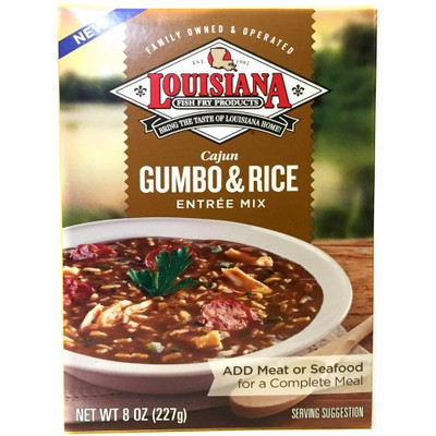Louisiana Cajun Gumbo & Rice Entrée Mix  (12x8 OZ)
