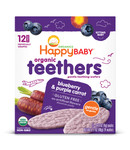 Happy Baby Teethers Teething Wafers Blueberry & Purple Carrot (6x1.7 OZ)