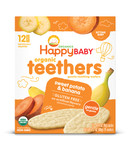 Happy Baby Teethers Teething Wafers Sweet Potato & Banana (6x1.7 OZ)