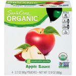 Santa Cruz Organic  Applesauce Original (6X4 Ct)