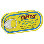 Cento Flat Fillets of Anchovies in Olive Oil (25x2 OZ)