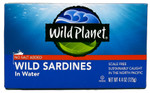 Wild Planet Sardines No Salt in Water (12x4.37 OZ)