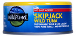 Wild Planet Skipjack Light Tuna with No Salt (12x5 OZ)