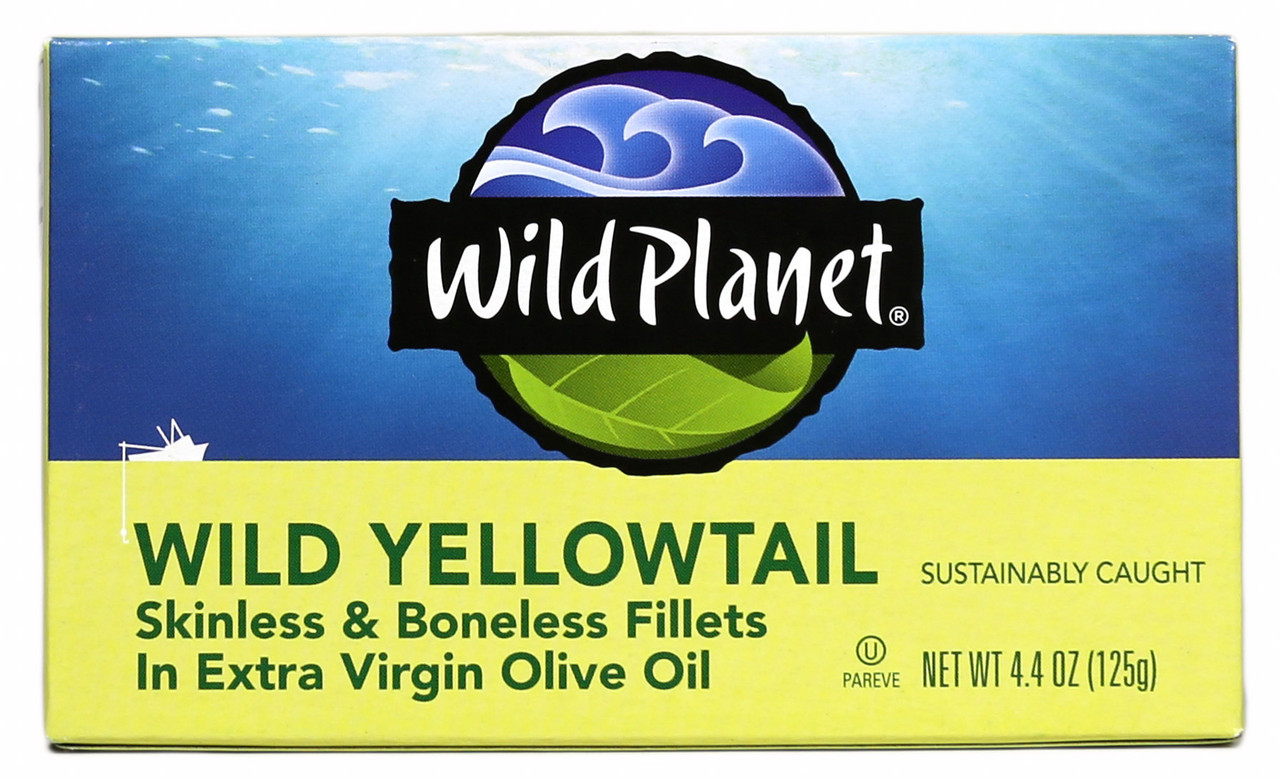 Wild Planet Yellowtail Fillets In Organic Extra Virgin Olive Oil (12×4.37 OZ)