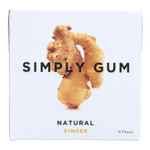 Simply Gum All Natural Gum Ginger (12X15 Ct)
