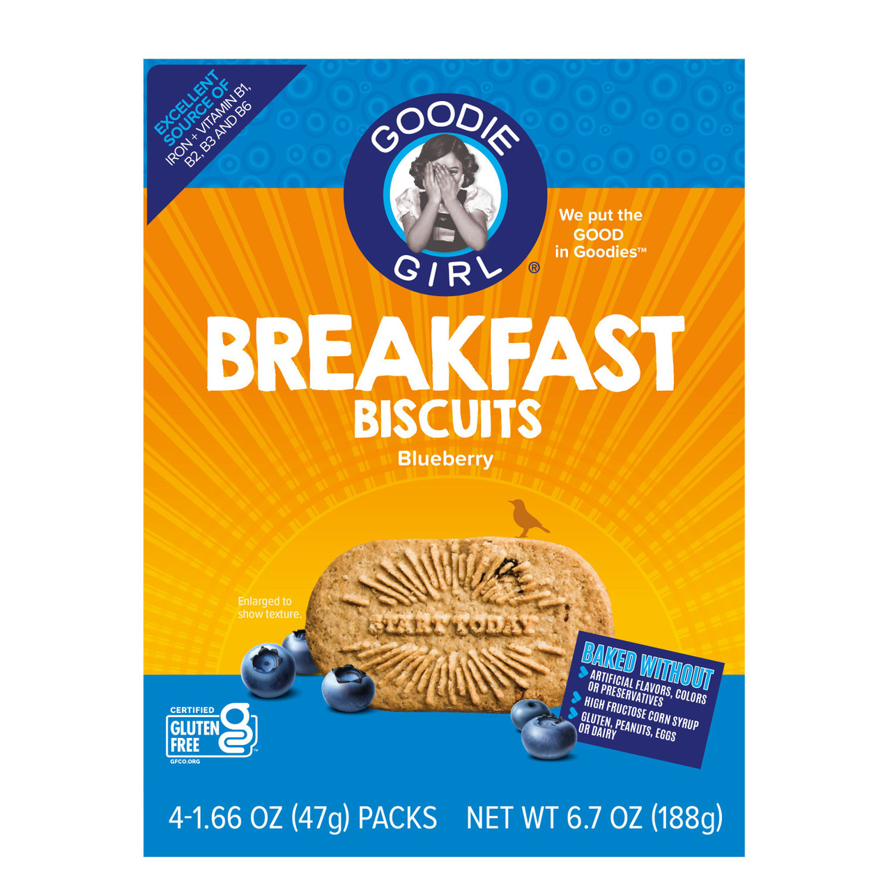 GOODIE BLUBRY BRKFST BSC ( 6 X 6.7 OZ   )