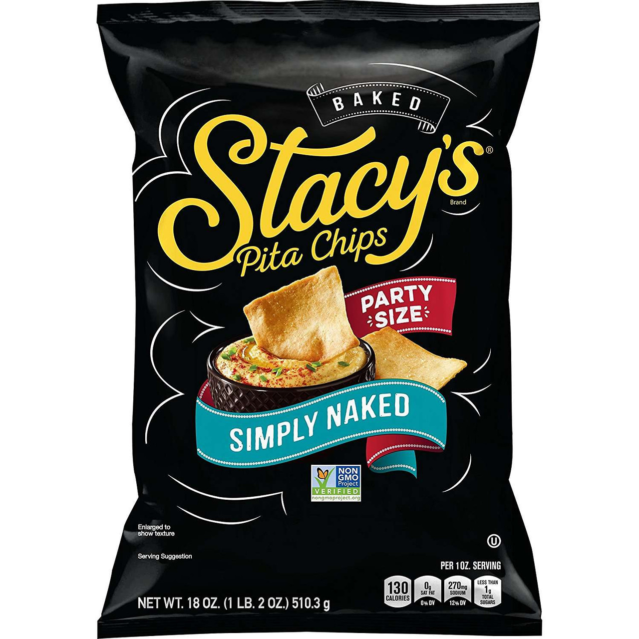 STACY PITA CHIP SMP NAKD ( 6 X 18 OZ   )