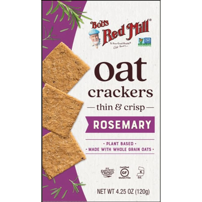 BOBS CRACKERS OAT RSMARY ( 5 X 4.25 OZ   )