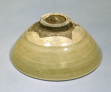antique chinese celadon tea bowl