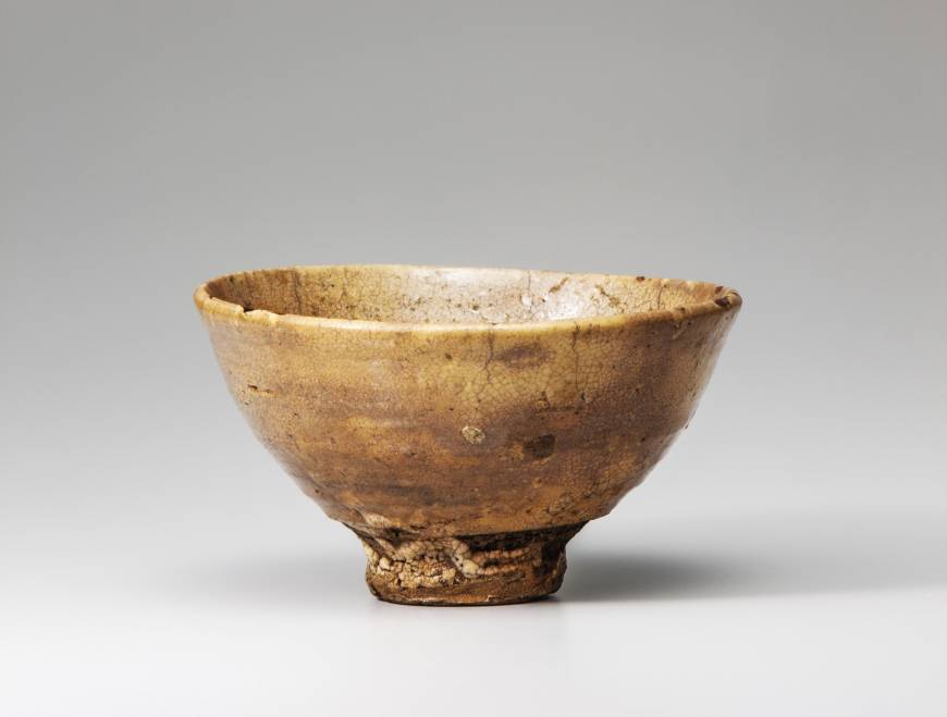 Japan's national treasure: Korean ido pottery tea bowl KIZAEMON IDO