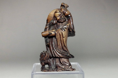 sale: Fine rosewood monk carving Statue