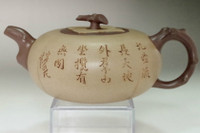 sale: Chinese pottery teapot 520cc