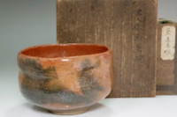 sale: 10th Raku - Tannyu (1795-1854) Antique aka-raku tea bowl