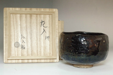 sale: 6th Raku Sanyu (1685-1739) Antique koro-raku tea bowl