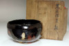 sale: 10th Raku Tannyu (1795-1854) Antique kuro-raku tea bowl