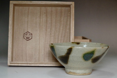 sale: Mongama (1931- ) Vintage tea bowl in mashiko ware