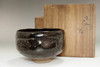 sale: Raku 10th Tannyu (1795-1854) Antique kuro-raku tea bowl 