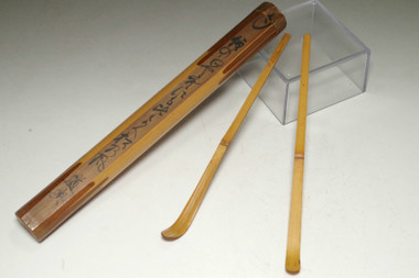 sale: Doko (Monk of Shogo temple, 1430-1527) Antique bamboo tea scoop