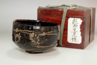 sale: Ogata Kenzan (1663-1743) Antique kuro-raku teabowl 